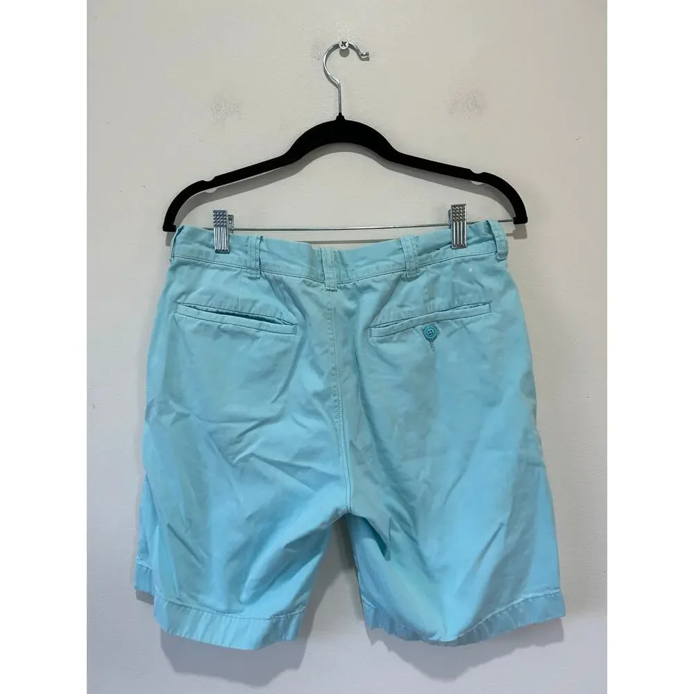 J. Crew Stanton short size 30 turquoise 9 inch inseam chino